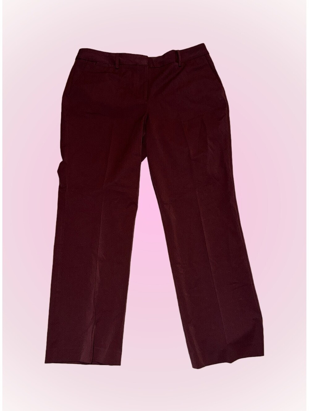 Womens Size XL / 16 Curvy Dark Burgundy Slacks by Talbots | NWT $109